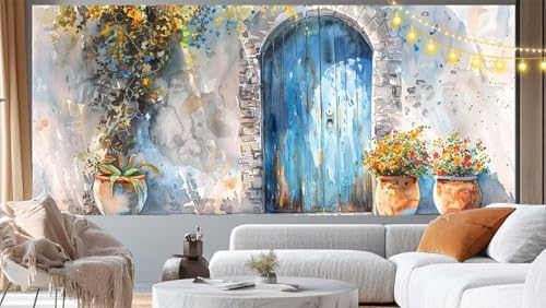 Diamond Painting Aquarell Diamant Painting Bilder Landschaft Malen nach Zahlen Erwachsene Kinder, 5D DIY Diamond Art Bilder Basteln Diamant Kunst Malerei Stickerei Set, Deko Wohnzimmer 140x70 cm m186 von Mailielie