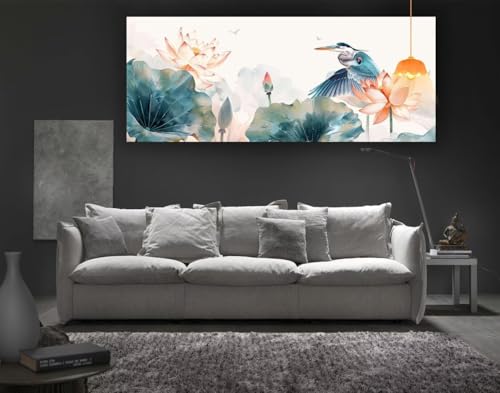 Diamond Painting Aquarell Diamond Painting XXL 180 x 90 cm, 5D Diamant Painting Bilder Blume Malen Nach Zahlen Erwachsene Crystal Strass Stickerei Malerei Kit, Home Decor, Geschenk für Mädchen fa141 von Mailielie