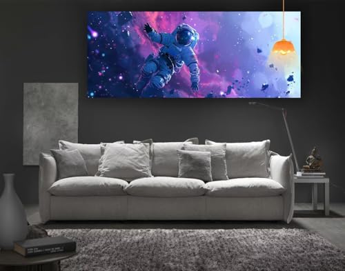 Diamond Painting Astronaut Diamond Painting XXL 100 x 50 cm,5D Diamant Painting Bilder Mysterium Malen Nach Zahlen Erwachsene Crystal Strass Stickerei Malerei Kit,Home Decor Geschenk für Mädchen fa101 von Mailielie