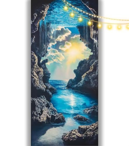 Diamond Painting Berg Diamond Painting Groß XXL 150x60 cm, 5D Diamant Painting Bilder Sonnenuntergang Malen Nach Zahlen Erwachsene Crystal Stickerei Malerei Kit, Home Decor Geschenk für Mädchen ll1077 von Mailielie