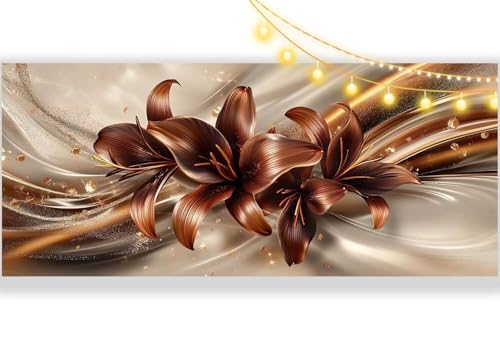 Diamond Painting Blume Diamond Painting Groß XXL 100 x 50 cm,5D Diamant Painting Bilder Abstrakt Malen Nach Zahlen Erwachsene Crystal Strass Stickerei Malerei Kit,Home Decor Geschenk für Mädchen ll347 von Mailielie