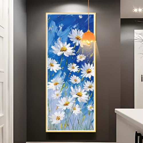 Diamond Painting Blume Diamond Painting XXL 50x100 cm, 5D Diamant Painting Bilder Landschaft Malen Nach Zahlen Erwachsene Crystal Strass Stickerei Malerei Kit, Home Decor, Geschenk für Mädchen fa769 von Mailielie