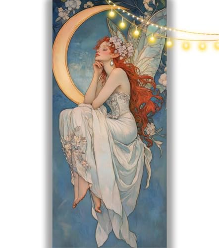 Diamond Painting Engel Diamant Painting Bilder Sexy Malen nach Zahlen Erwachsene, DIY Diamond Painting Zubehör 5D Diamond Art Basteln Diamant Kunst Malerei Stickerei Set, Home Dekor 150 x 60 cm ll1098 von Mailielie