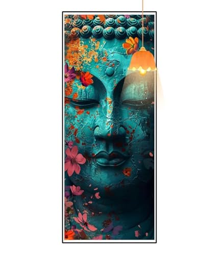 Diamond Painting Jahrgang Diamond Painting XXL 70x140 cm, 5D Diamant Painting Bilder Buddha Malen Nach Zahlen Erwachsene Crystal Strass Stickerei Malerei Kit, Home Decor, Geschenk für Mädchen fa805 von Mailielie