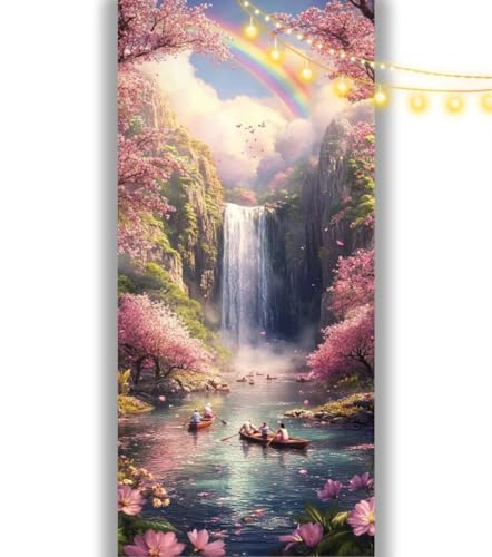 Diamond Painting Japan Diamond Painting Groß XXL 100 x 50 cm,5D Diamant Painting Bilder Landschaft Malen Nach Zahlen Erwachsene Crystal Strass Stickerei Malerei,Home Decor Geschenk für Mädchen ll1057 von Mailielie