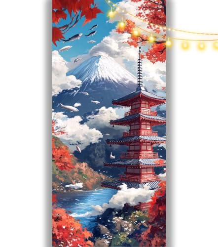 Diamond Painting Japan Diamond Painting Groß XXL 120 x 60 cm,5D Diamant Painting Bilder Ozeanwellen Malen Nach Zahlen Erwachsene Crystal Strass Stickerei Malerei,Home Decor Geschenk für Mädchen ll1059 von Mailielie