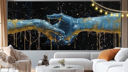 Diamond Painting Jesus Diamant Painting Bilder Fantasie Malen nach Zahlen Erwachsene Kinder, DIY Diamond Art Bilder Basteln Diamant Kunst Malerei Stickerei Set, Deko Wohnzimmer Zuhause 150 X 60 CM m84 von Mailielie