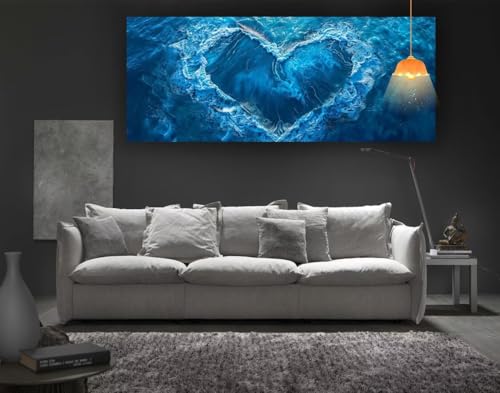 Diamond Painting Landschaft Diamant Painting Bilder Erwachsene, Meer Diamond Painting Eckige Steine, DIY 5D Diamond Art Basteln Diamant Kunst Malerei Stickerei Set, Deko Wohnzimmer 120 x 60 cm fa46 von Mailielie