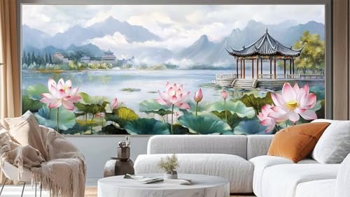 Diamond Painting Landschaft Diamond Painting Groß XXL 120 x 60 cm, 5D Diamant Painting Bilder Japan Malen Nach Zahlen Erwachsene Crystal Strass Stickerei Malerei, Home Decor Geschenk für Mädchen ll161 von Mailielie