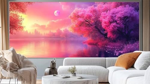 Diamond Painting Landschaft Diamond Painting Groß XXL 150 x 60 cm, 5D Diamant Painting Bilder Baum Malen Nach Zahlen Erwachsene Crystal Strass Stickerei Malerei, Home Decor Geschenk für Mädchen ll171 von Mailielie