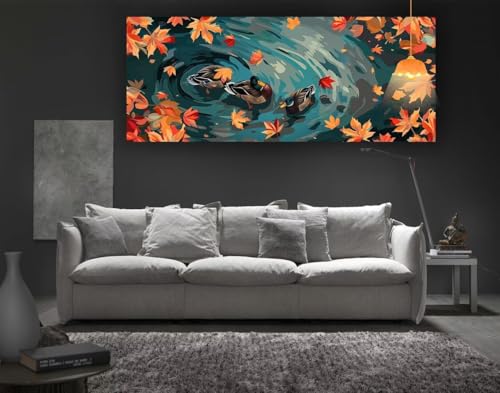 Diamond Painting Landschaft Diamond Painting XXL 100 x 50 cm, 5D Diamant Painting Bilder Tier Malen Nach Zahlen Erwachsene Crystal Strass Stickerei Malerei Kit, Home Decor, Geschenk für Mädchen fa29 von Mailielie