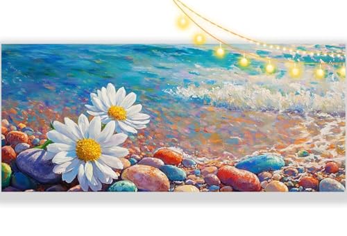 Diamond Painting Lotusblume Diamond Painting Groß XXL 60x30 cm,5D Diamant Painting Bilder Seelandschaft Malen Nach Zahlen Erwachsene Crystal Stickerei Malerei Kit,Home Decor Geschenk für Mädchen ll301 von Mailielie