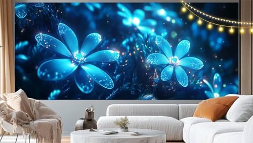 Diamond Painting Mysterium Diamant Painting Bilder Blume Malen nach Zahlen Erwachsene Kinder, DIY Diamond Art Bilder Basteln Diamant Kunst Malerei Stickerei Set, Deko Wohnzimmer Zuhause 60x30 cm m230 von Mailielie