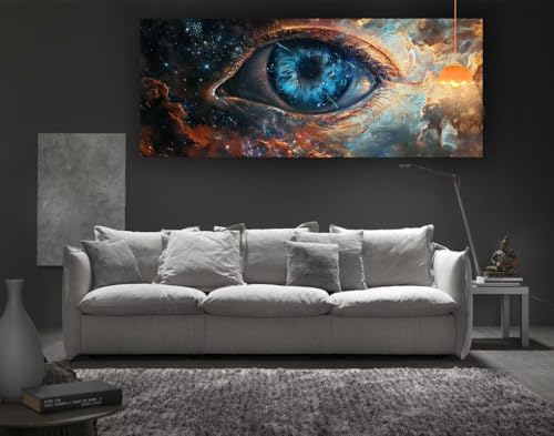 Diamond Painting Mysterium Diamond Painting XXL 200 x 100 cm, 5D Diamant Painting Bilder Milchstraße Auge Malen Nach Zahlen Erwachsene Crystal Strass Stickerei Malerei Kit, Home Decor Geschenk fa17 von Mailielie