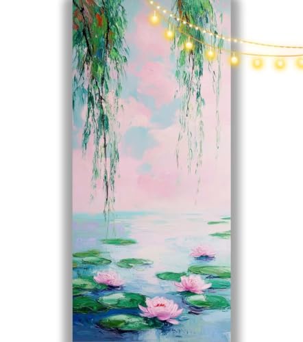 Diamond Painting Pflanzen Diamond Painting Groß XXL 100 x 50 cm, 5D Diamant Painting Bilder Lotus Malen Nach Zahlen Erwachsene Crystal Strass Stickerei Malerei, Home Decor Geschenk für Mädchen ll1149 von Mailielie