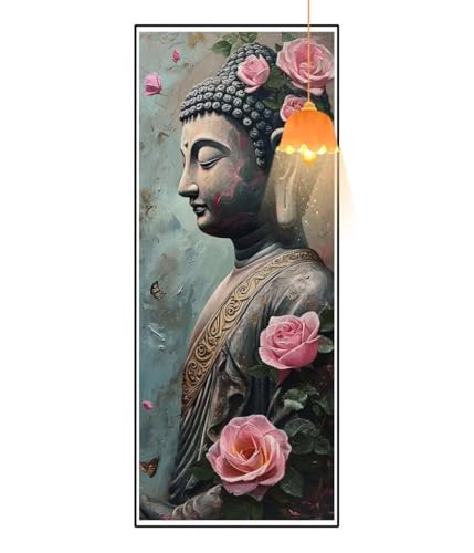 Diamond Painting Rose Diamant Painting Bilder Erwachsene, Weinlese Diamond Painting Eckige Steine, DIY 5D Diamond Art Basteln Diamant Kunst Malerei Stickerei Set, Deko Wohnzimmer 100 x 50 cm fa810 von Mailielie