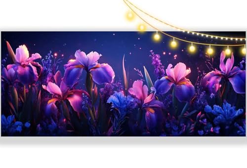 Diamond Painting Schmetterling Diamond Painting Groß XXL 100 x 50 cm, 5D Diamant Painting Bilder Blume Malen Nach Zahlen Erwachsene Crystal Art Stickerei Malerei, Home Decor Geschenk für Mädchen ll337 von Mailielie