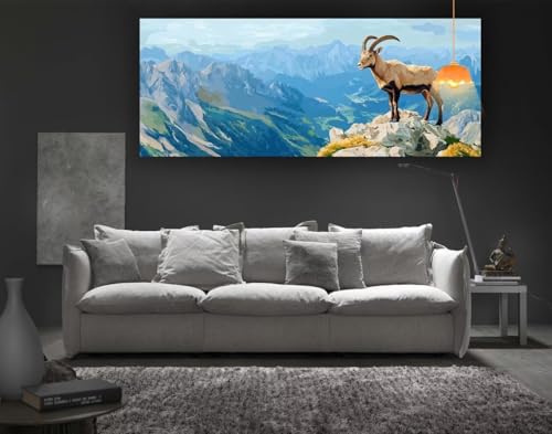 Diamond Painting Tier Diamond Painting XXL 100 x 50 cm, 5D Diamant Painting Bilder Landschaft Malen Nach Zahlen Erwachsene Crystal Strass Stickerei Malerei Kit, Home Decor, Geschenk für Mädchen fa5 von Mailielie