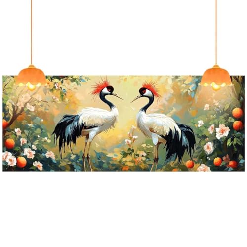 Diamond Painting Tier Diamond Painting XXL 150 x 60 cm, 5D Diamant Painting Bilder Chinesischer Stil Malen Nach Zahlen Erwachsene Crystal Stickerei Malerei Kit, Home Decor Geschenk für Mädchen fa677 von Mailielie