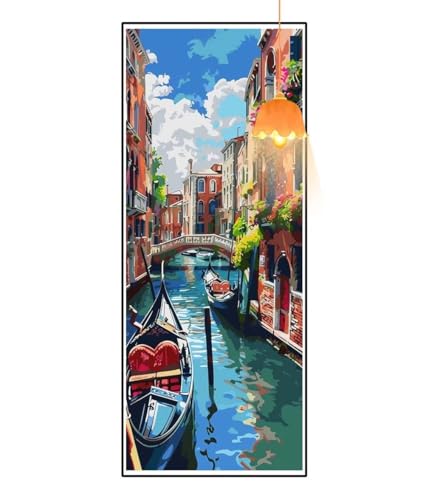 Diamond Painting Venedig Diamond Painting XXL 100x300 cm, 5D Diamant Painting Bilder Landschaft Malen Nach Zahlen Erwachsene Crystal Strass Stickerei Malerei Kit, Home Decor Geschenk für Mädchen fa897 von Mailielie