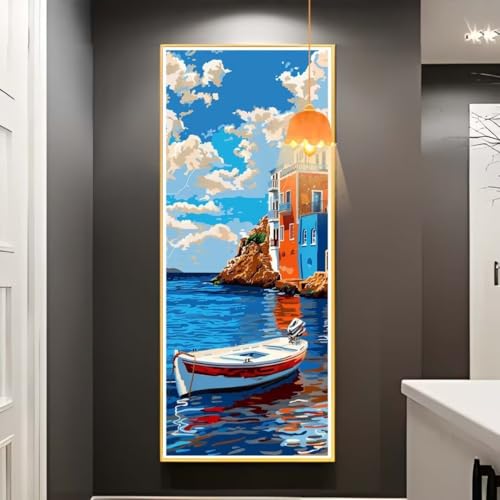 Diamond Painting Venedig Diamond Painting XXL 80x220 cm, 5D Diamant Painting Bilder Landschaft Malen Nach Zahlen Erwachsene Crystal Strass Stickerei Malerei Kit, Home Decor Geschenk für Mädchen fa781 von Mailielie