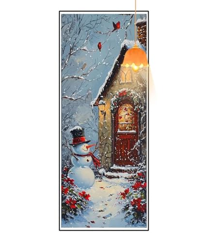 Diamond Painting Weihnachten Diamond Painting XXL 100x200 cm, 5D Diamant Painting Bilder Landschaft Malen Nach Zahlen Erwachsene Crystal Stickerei Malerei Kit, Home Decor Geschenk für Mädchen fa797 von Mailielie