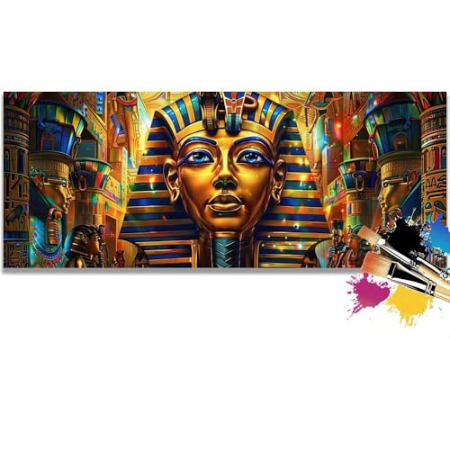 Malen Nach Zahlen Landscape, Egypt Malen Nach Zahlen Erwachsene DIY Paint by Numbers Kinder Gemälde inklusive Pinsel und Acrylfarben Handgemalt Ölgemälde Leinwand Bastelset (Frameless)(30x60cm) von Mailielie