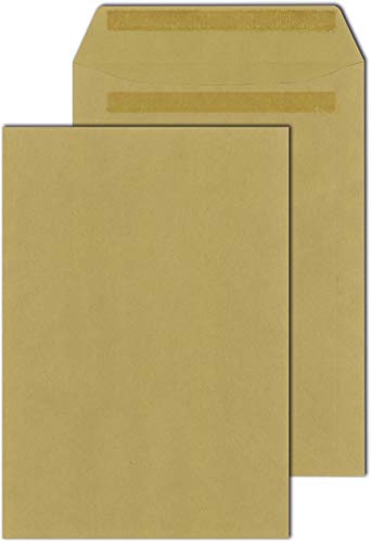 MAILmedia Versandtaschen DIN C4 selbstklebend Natron braun 90 g/m² von MAILmedia