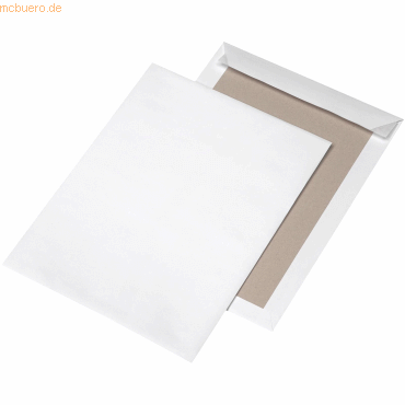 Mailmedia Versandtaschen C4 120g/qm Pappückwand Haftklebung weiß VE=12 von Mailmedia