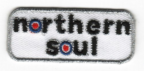 Aufnäher Bügelbild bestickt Patch Northern Soul MOD Rondell Target Bar Badge von Mainly Metal