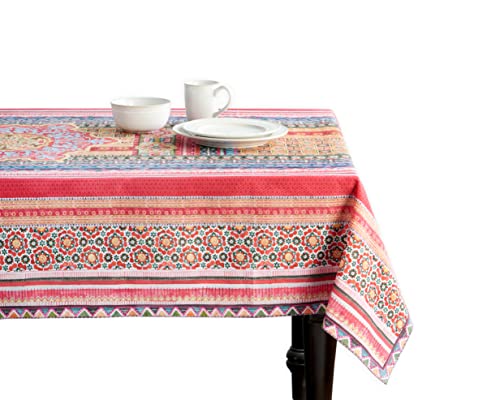 Maison d' Hermine Ispahan 100% Baumwolle Tischdecke für Küche Essen Tischplatte Dekoration Partys Hochzeiten Thanksgiving/Weihnachten (Rechteck, 140cm x 230cm) von Maison d' Hermine