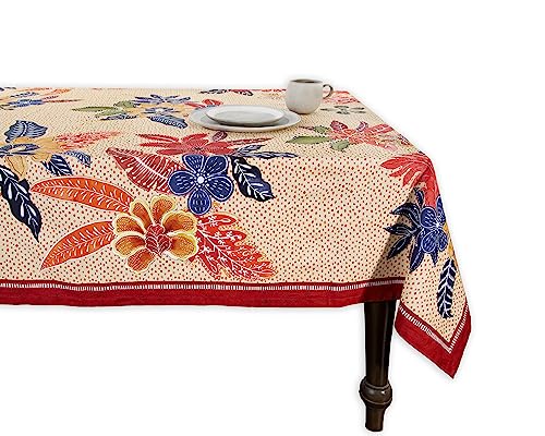 Maison d' Hermine Kalahari 100% Baumwolle Tischdecke für Küche Essen Tischplatte Dekoration Partys Hochzeiten Thanksgiving/Weihnachten (Rechteck, 140 cm x 230 cm) von Maison d' Hermine