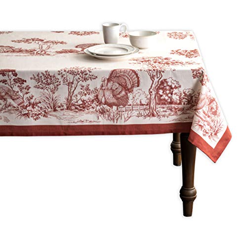 Maison d'Hermine Tischdecke "Thanksgiving/Christmas", 100 % Baumwolle von Maison d' Hermine