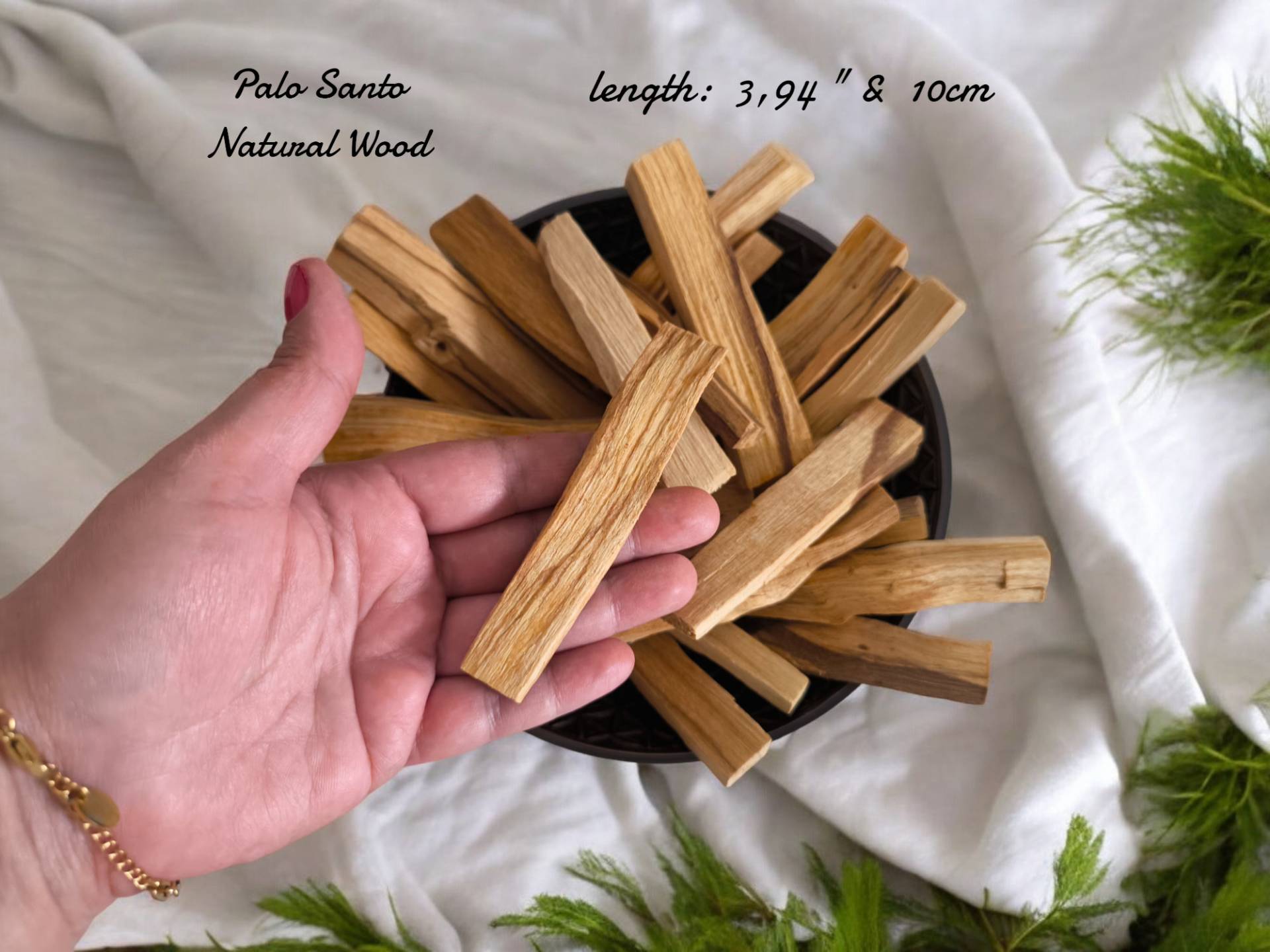 Palo Santo Sticks 5 Stück - Holz Bio Räucherstäbchen Hochwertiges Schnell Brennendes von MajaNaturalStore