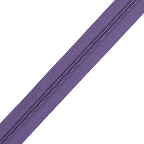 Majestic Giftware #7 Nylon-Spiralreißverschlüsse zum Nähen (GCC167-2Y) | Lavendel Frost glatte Reißverschlussbänder | robuster Reißverschluss für Heimwerker, Schneiderei, Basteln – Umlenkrolle nicht von Majestic Giftware