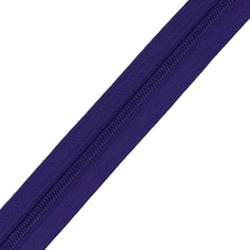 Majestic Giftware #7 Nylon-Spiralreißverschlüsse zum Nähen (GCC170-2Y) | Regal Amethyst glatte Reißverschlussbänder | robuster Reißverschluss für Heimwerker, Schneiderei, Basteln – Umlenkrolle nicht von Majestic Giftware