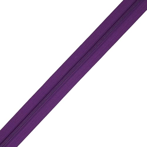 Majestic Giftware #7 Nylon-Spiralreißverschlüsse zum Nähen (GCC175-2Y) | Violette Twilight glatte Reißverschlussbänder | robuster Reißverschluss für Heimwerker, Schneiderei, Basteln – Umlenkrolle von Majestic Giftware