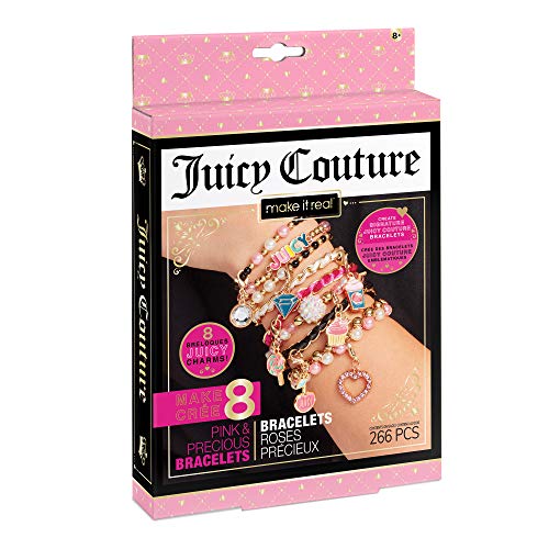 Make It Real Juicy Couture Armband-Bastelset - Pinkfarben und edel - Geschenke für Mädchen von Make It Real