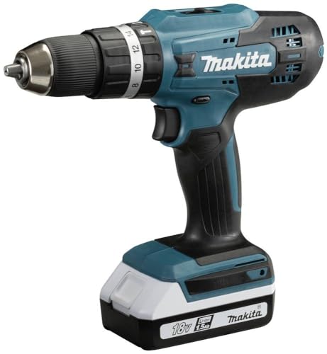 Makita HP488D009 2-Gang-Akku-Schlagbohrschrauber inkl. 2. Akku, inkl. Ladegerät, inkl. Koffer, mit Zubehör von Makita