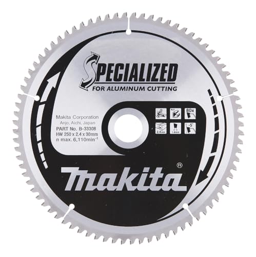 Makita Specialized Saegeblatt, 250 x 30 mm, 80Z, B-33308 von Makita