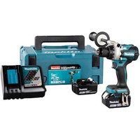 makita DDF486RTJ Akku-Bohrschrauber-Set 18,0 V, mit 2 Akkus von Makita