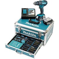 makita DHP482RFX9 Akku-Schlagbohrschrauber-Set 18,0 V, mit 2 Akkus von Makita