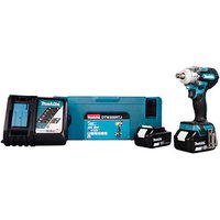 makita DTW300RTJ Akku-Schlagschrauber-Set 18,0 V, mit 2 Akkus von Makita