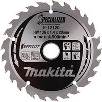 makita E-12120 EFFICUT Kreissägeblatt 136,0 mm, 25 Zähne von Makita