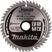 makita E-12136 EFFICUT Kreissägeblatt 136,0 mm, 45 Zähne von Makita