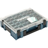 makita MAKPAC-Organizer 191X80-2 Werkzeugkasten gefüllt, mit 13 Boxen von Makita