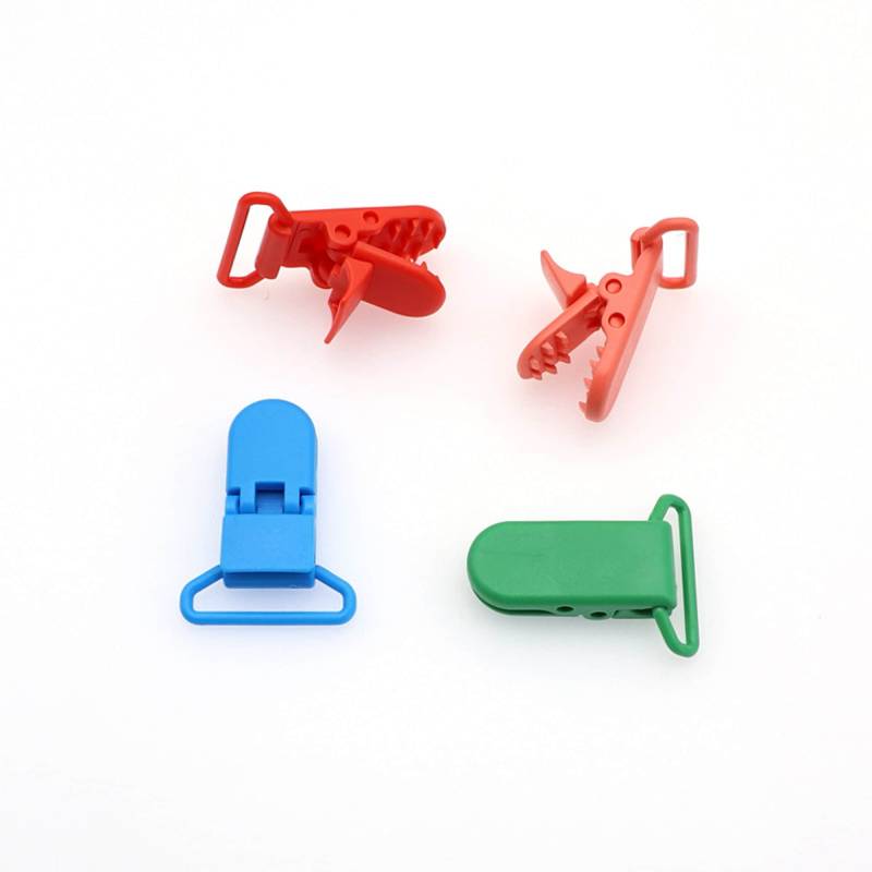 25mm Schnullerclips Aus Kunststoff, Halter, Nuk Schnuller Leine Snaps, Weißer Fäustlinge Schnullerclip 12stk von Makyt