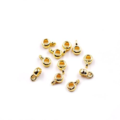 Malahill Hochwertige Schmuckstücke, 3,8 x 2,2 mm Bügel für Schmuck, Halsketten, Armbänder, 18 Karat Gold von Malahill