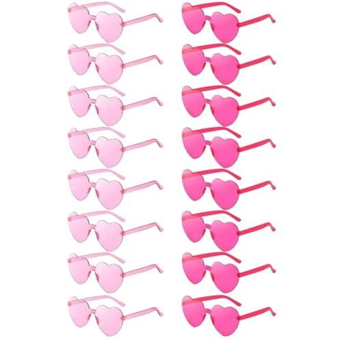 Malloy Herzförmige Sonnenbrille in Bonbonfarben, Lustige Herzförmige Sonnenbrille, Damen/Herren, Themengeschenk, Herzförmige Brille Malloy Herzförmige Sonnenbrille in Bonbonfarben, Lustige Herzförmige Sonnenbrille, Damen/Herren, Themengeschenk, Herzförmige Brille von Malloy