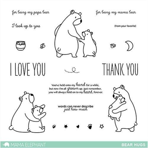 Mama Elephant, Clear Stamp, Bear Hugs von Mama Elephant